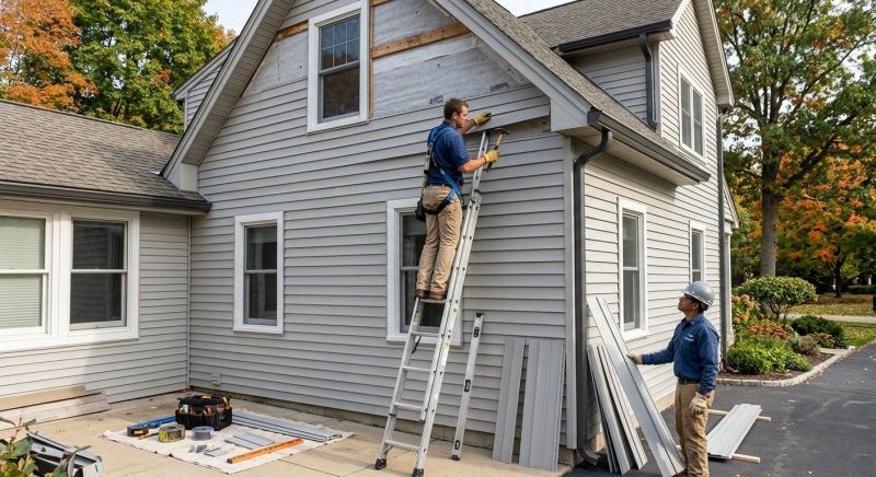 Our team working on Siding Service projects in Putnam County, FL