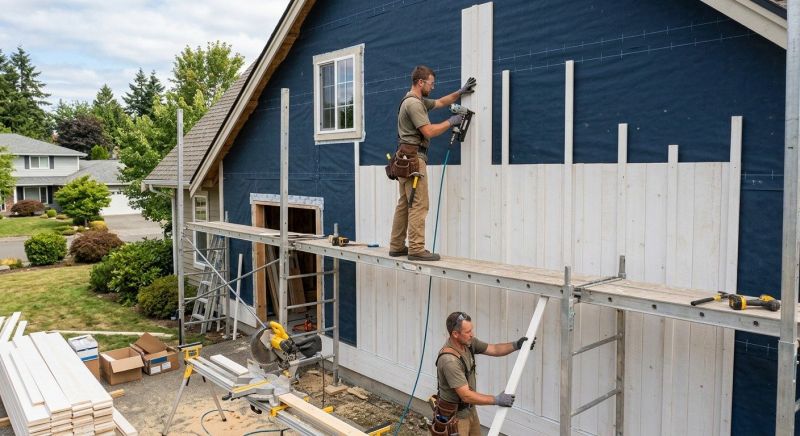 Batten Siding Installation in Fort Mc Coy, FL