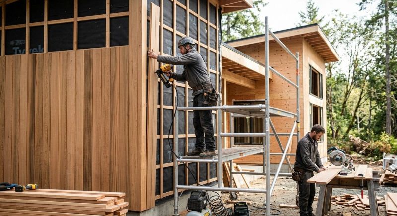 Cedar Cladding Installation in Putnam County, FL
