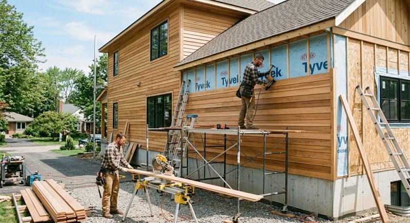 Faux Wood Siding Installation in Elkton, FL