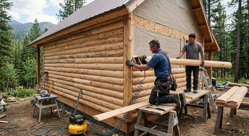 Log Siding Installation in Elkton, FL