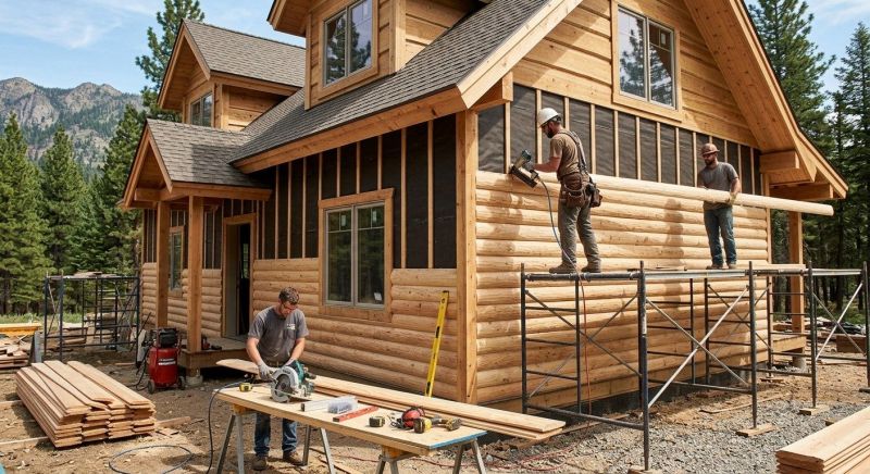 Log Siding Installation in Interlachen, FL