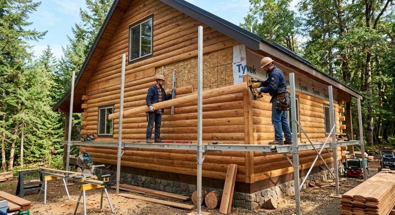 Log Siding Installation in Melrose, FL
