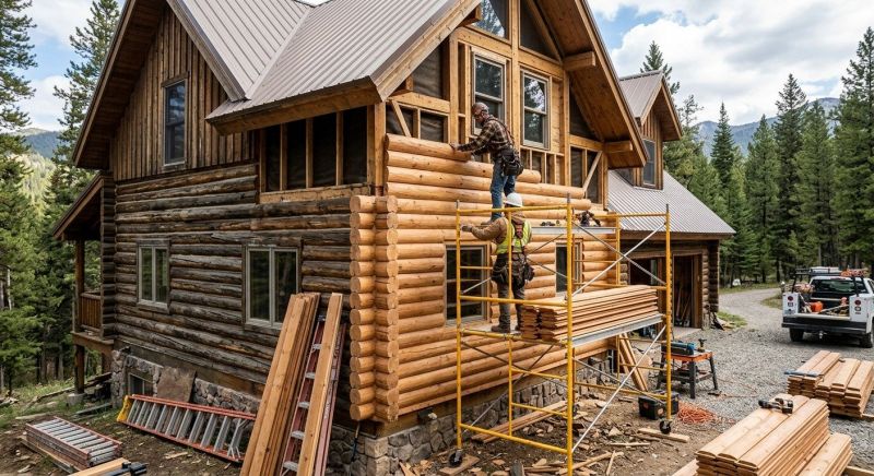 Log Siding Installation in Melrose, FL