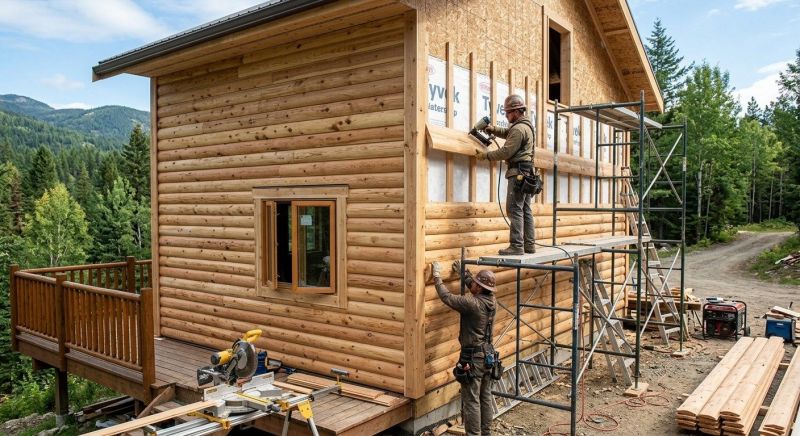Log Siding Installation in Satsuma, FL