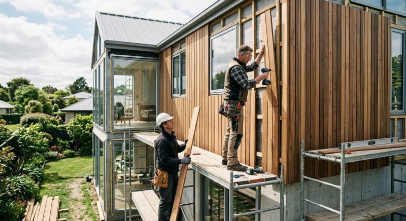 Wood Cladding Installation in Melrose, FL