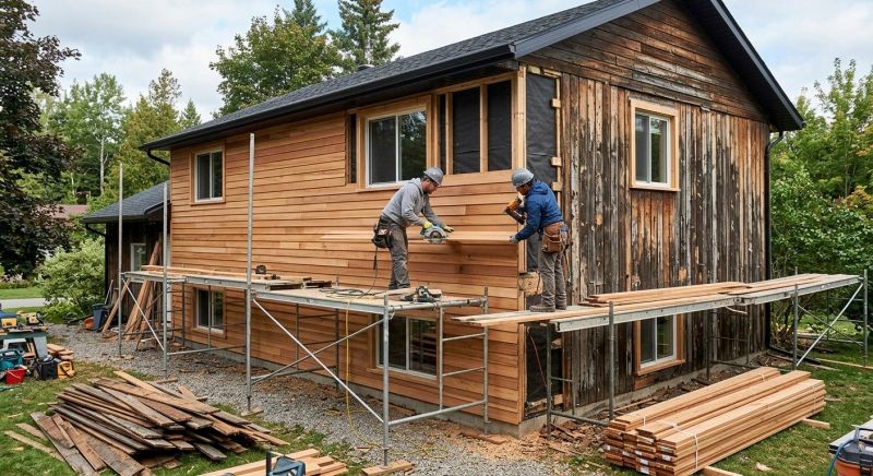 Wood Plank Siding Installation in Putnam County, FL